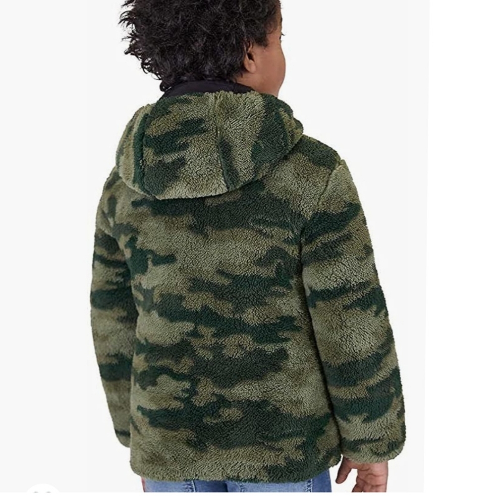 🥳FINAL PRICE👍NWT‼️Eddie Bauer Kid's Youth Deer Harbor REVERSIBLE Hooded Jacket - Picture 14 of 16